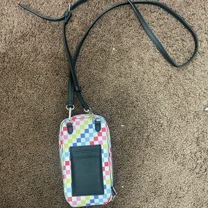 Checkered cross body